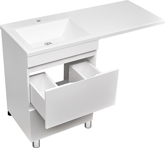 Stella Polare Мебель с раковиной под стиральную машину Аруна Памелла 120 L белая – фотография-8